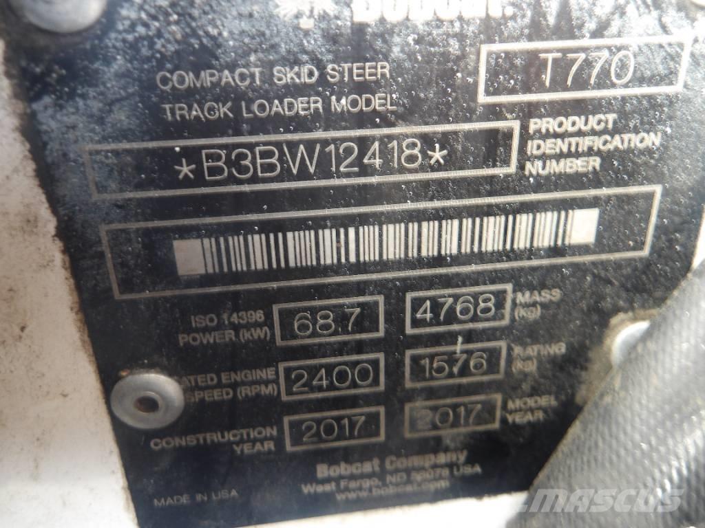 Bobcat T 770 Crawler FEL's