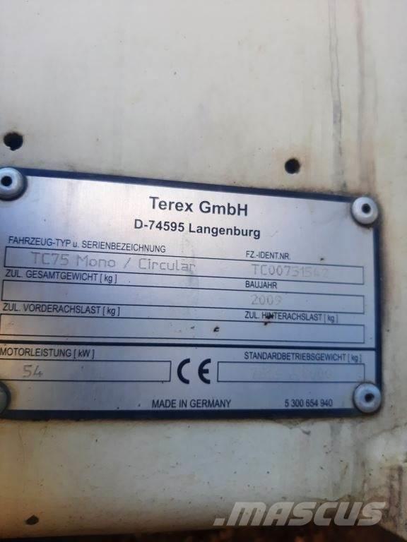 Terex TC75 Mini excavators < 7t