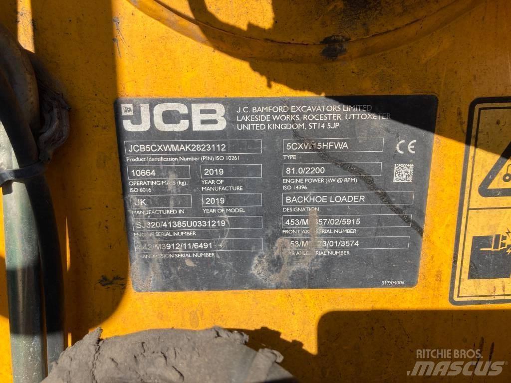 JCB 5 CX Wastemaster TLB's