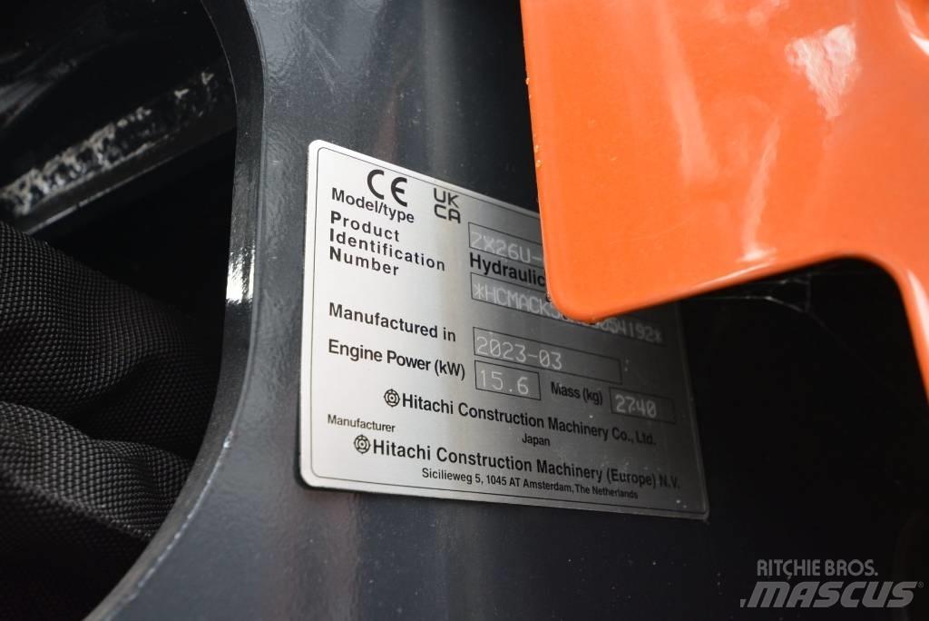 Hitachi ZX 26 U-6 Mini excavators < 7t