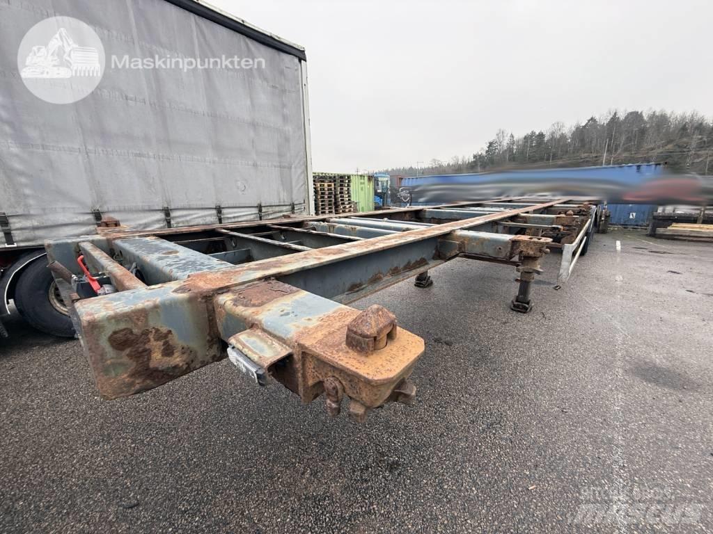 Schweriner CS 40 Containerframe/Skiploader semi-trailers