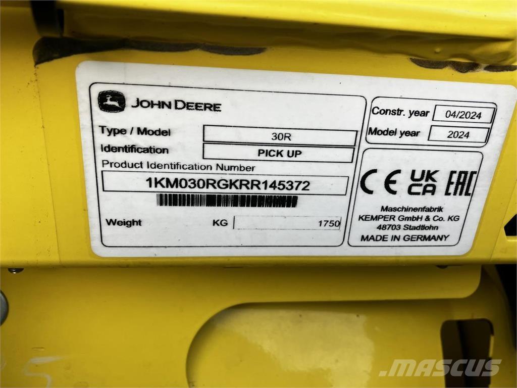 John Deere 30R Combine harvester spares & accessories