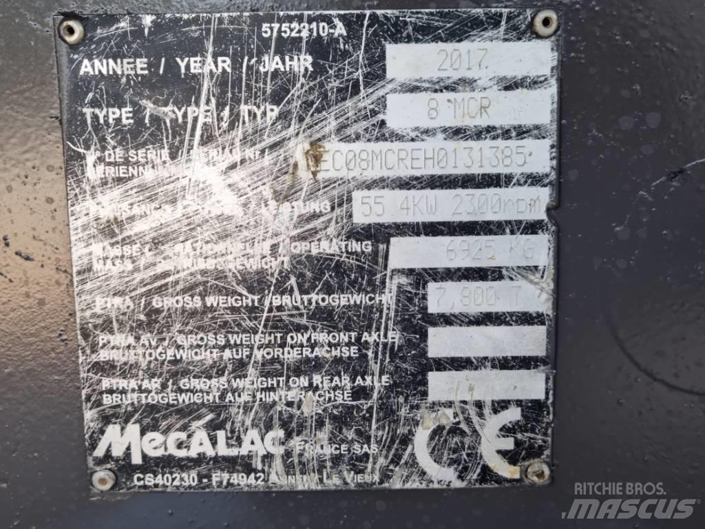 Mecalac 8 M CR Midi excavators  7t - 12t