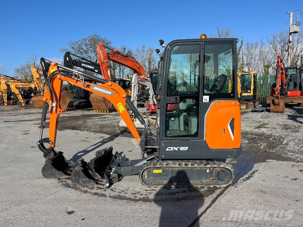 Doosan DX 19 Mini excavators < 7t