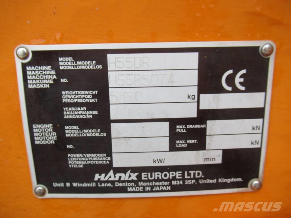 Hanix H 55 DR Mini excavators < 7t