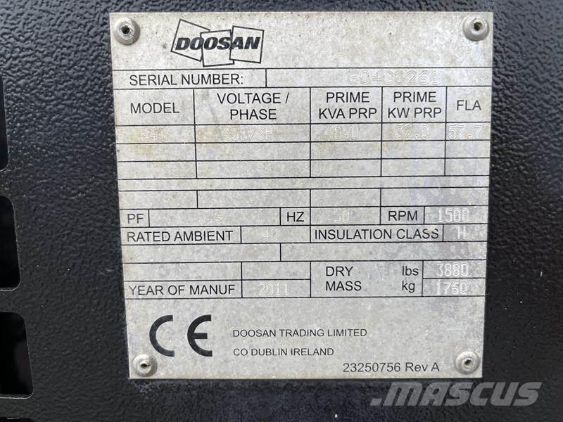 Doosan G 40 Diesel Generators