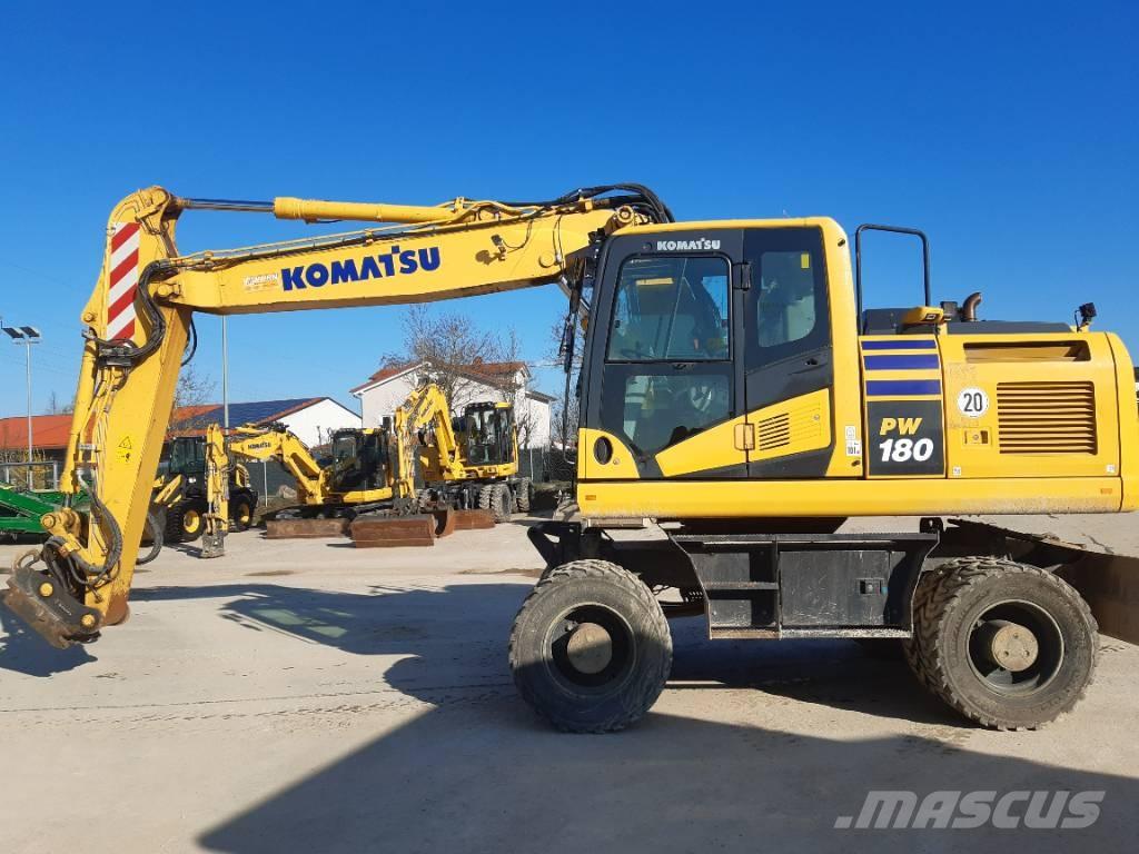 Komatsu PW180-11 Wheeled excavators