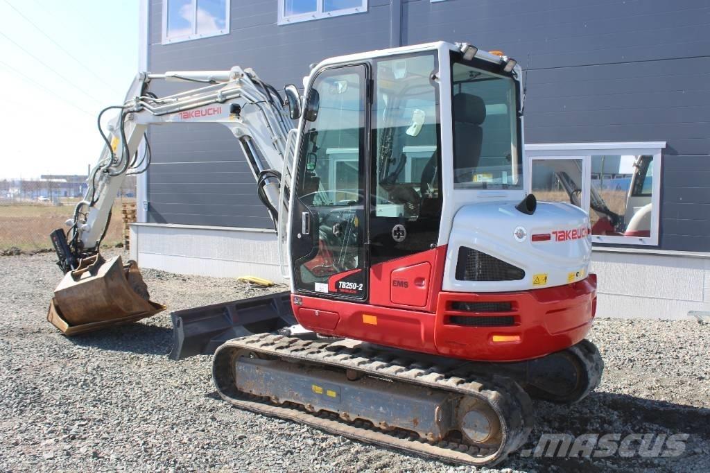 Takeuchi TB 250 Mini excavators < 7t