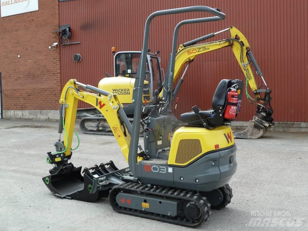 Wacker Neuson 803 Mini excavators < 7t