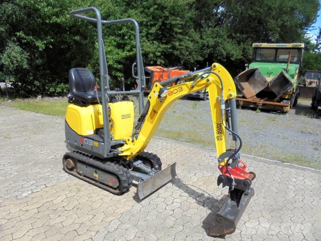 Wacker Neuson 803 Mini excavators < 7t