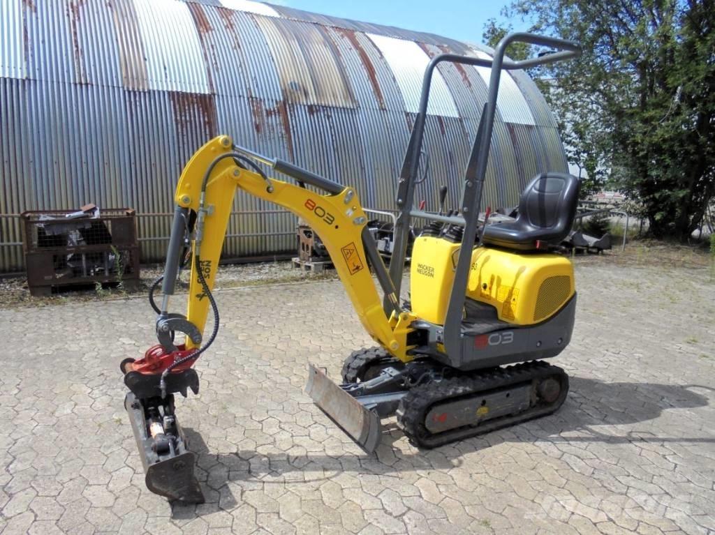 Wacker Neuson 803 Mini excavators < 7t