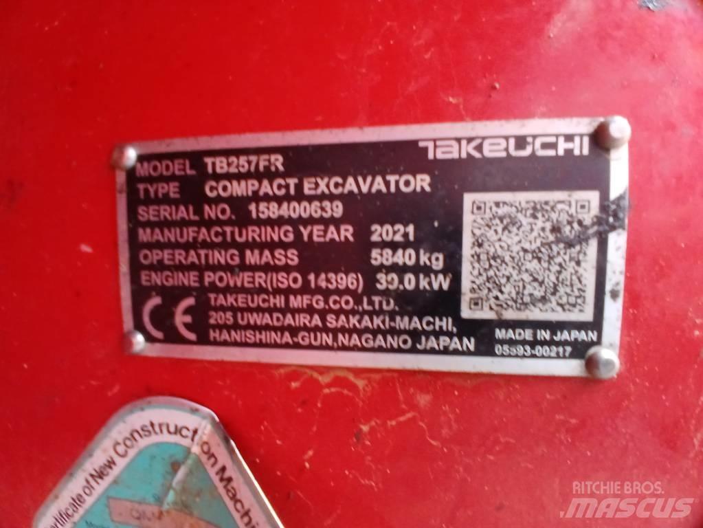 Takeuchi TB 257 FR Mini excavators < 7t