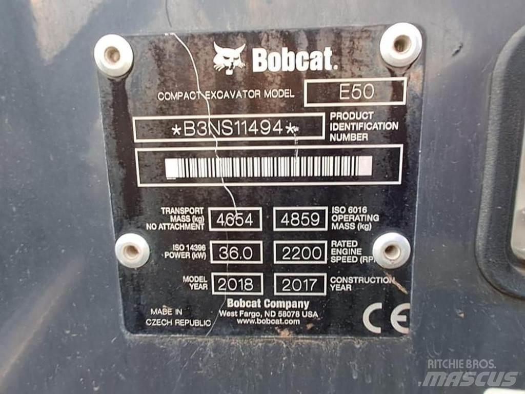 Bobcat E50 Mini excavators < 7t