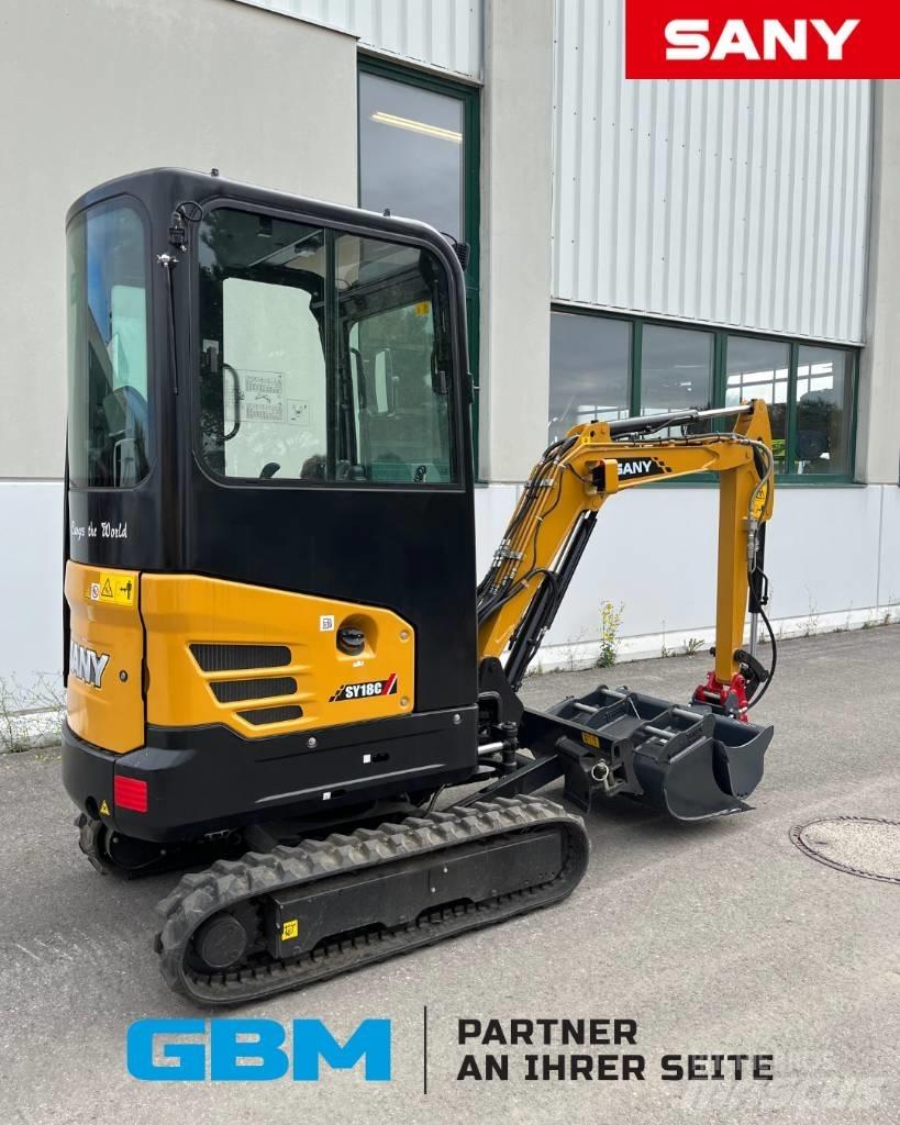 Sany SY 18 C Mini excavators < 7t