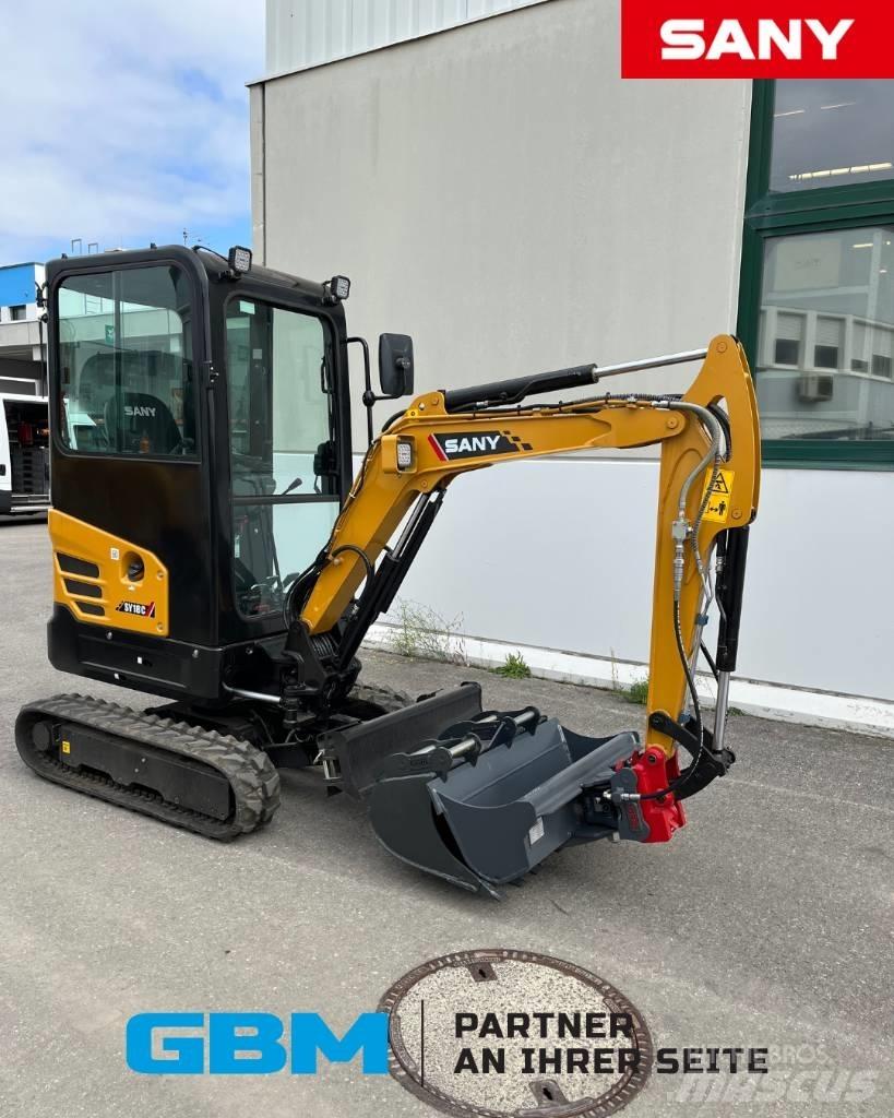 Sany SY 18 C Mini excavators < 7t