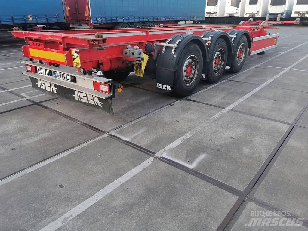 Asca S322DM Containerframe/Skiploader semi-trailers