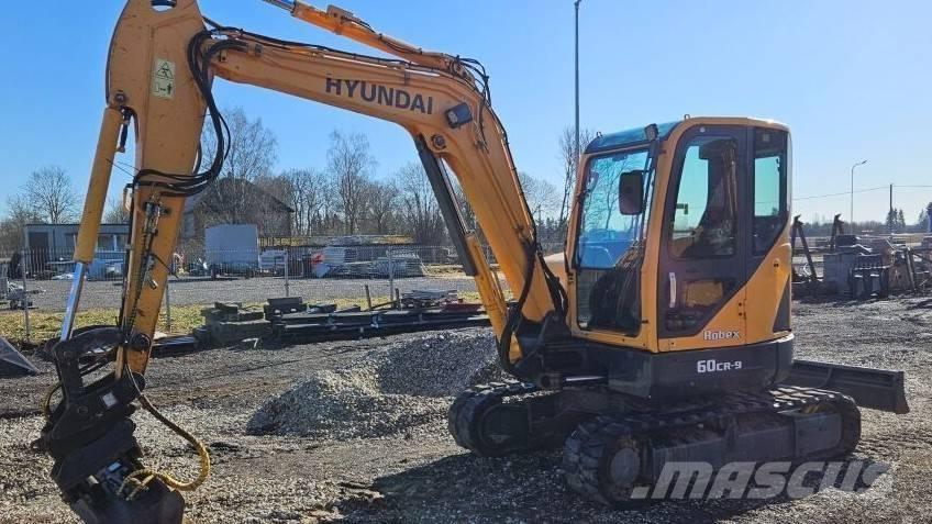 Hyundai R60CR-9 Mini excavators < 7t