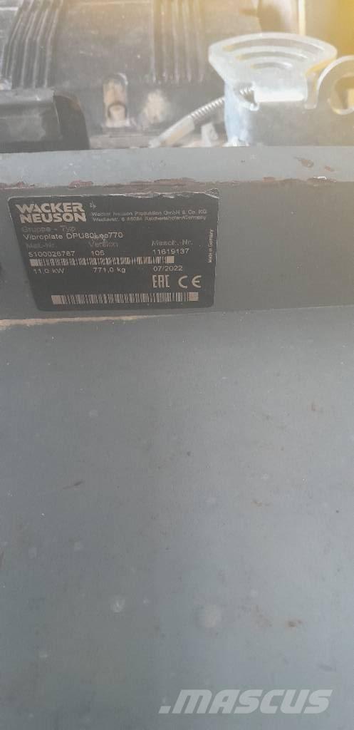 Wacker Neuson DPU 80 Vibrator compactors