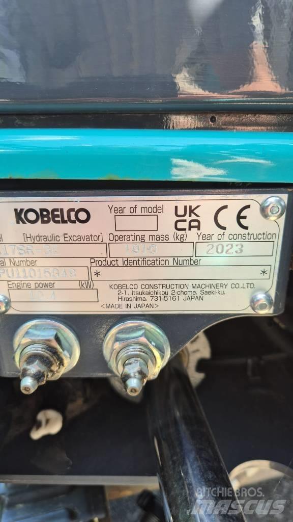 Kobelco SK 17 SR Mini excavators < 7t