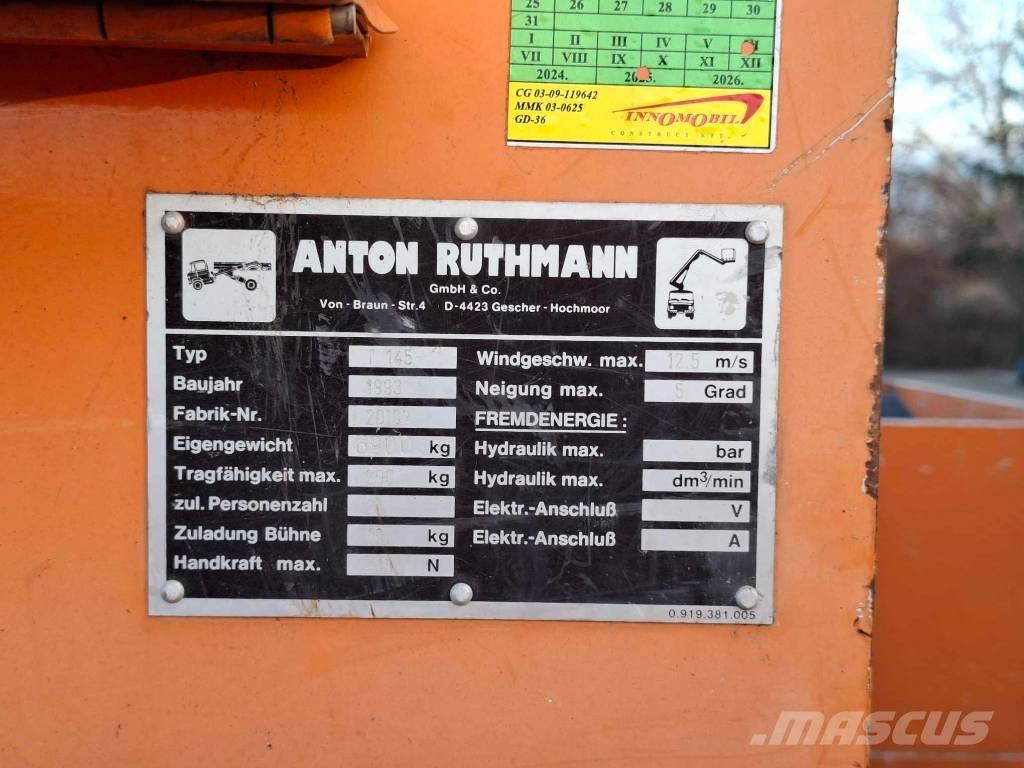 Mercedes-Benz 814 Crane trucks