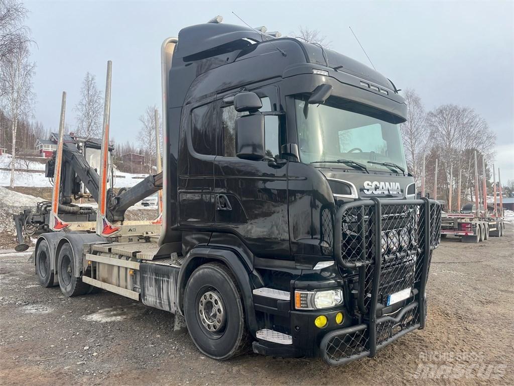 Scania R 580 Timber trucks