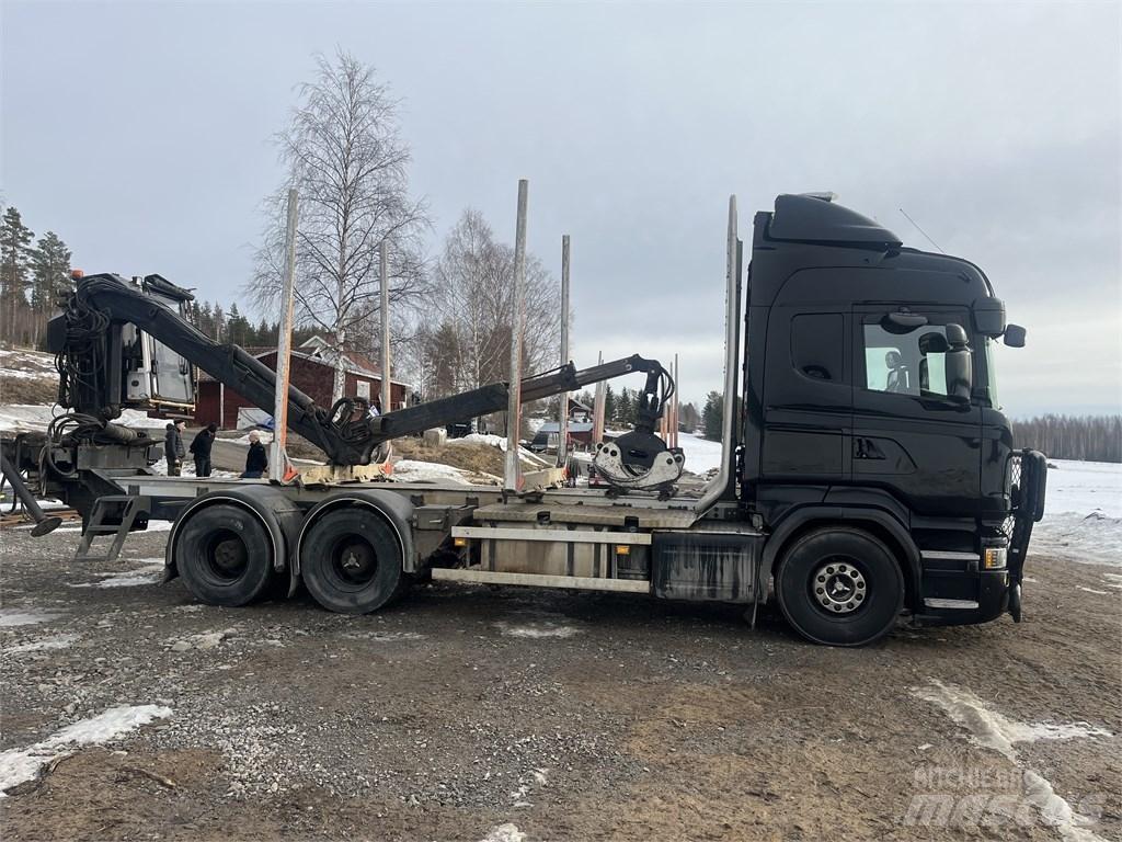Scania R 580 Timber trucks