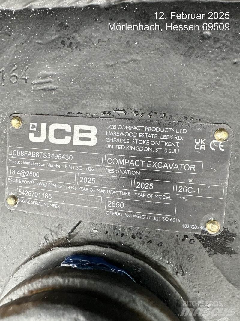 JCB 26C-1 Mini excavators < 7t