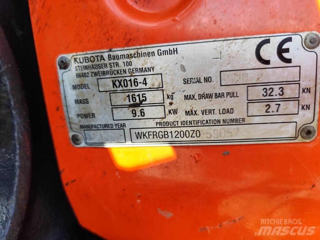 Kubota KX 016-4 Mini excavators < 7t
