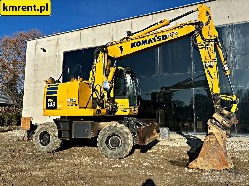 Komatsu PW148 Wheeled excavators