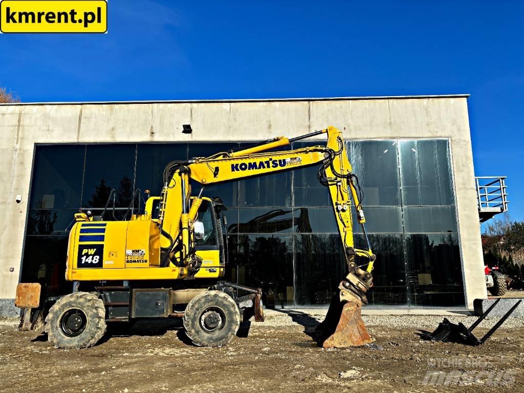 Komatsu PW148 Wheeled excavators