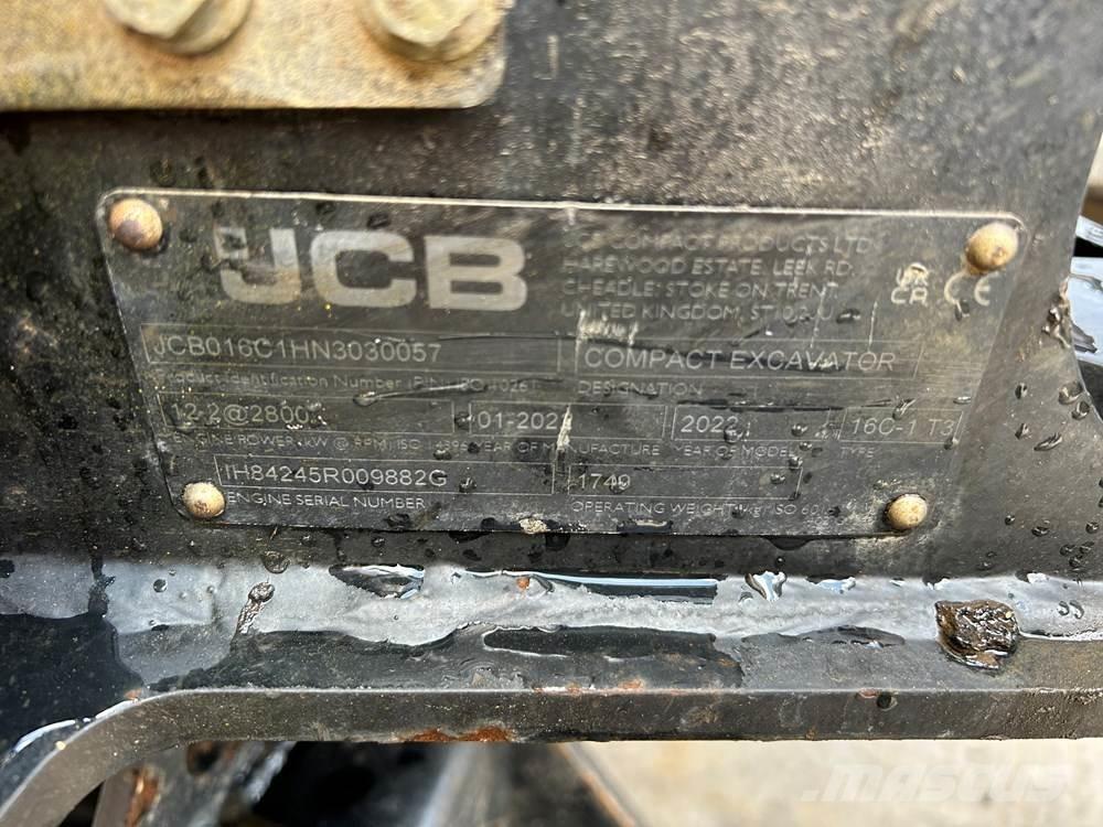 JCB 16C-1 Mini excavators < 7t