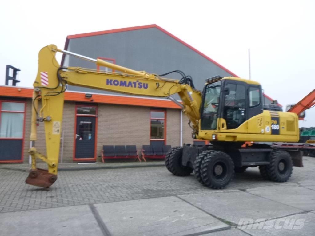 Komatsu PW 180-7EO Wheeled excavators