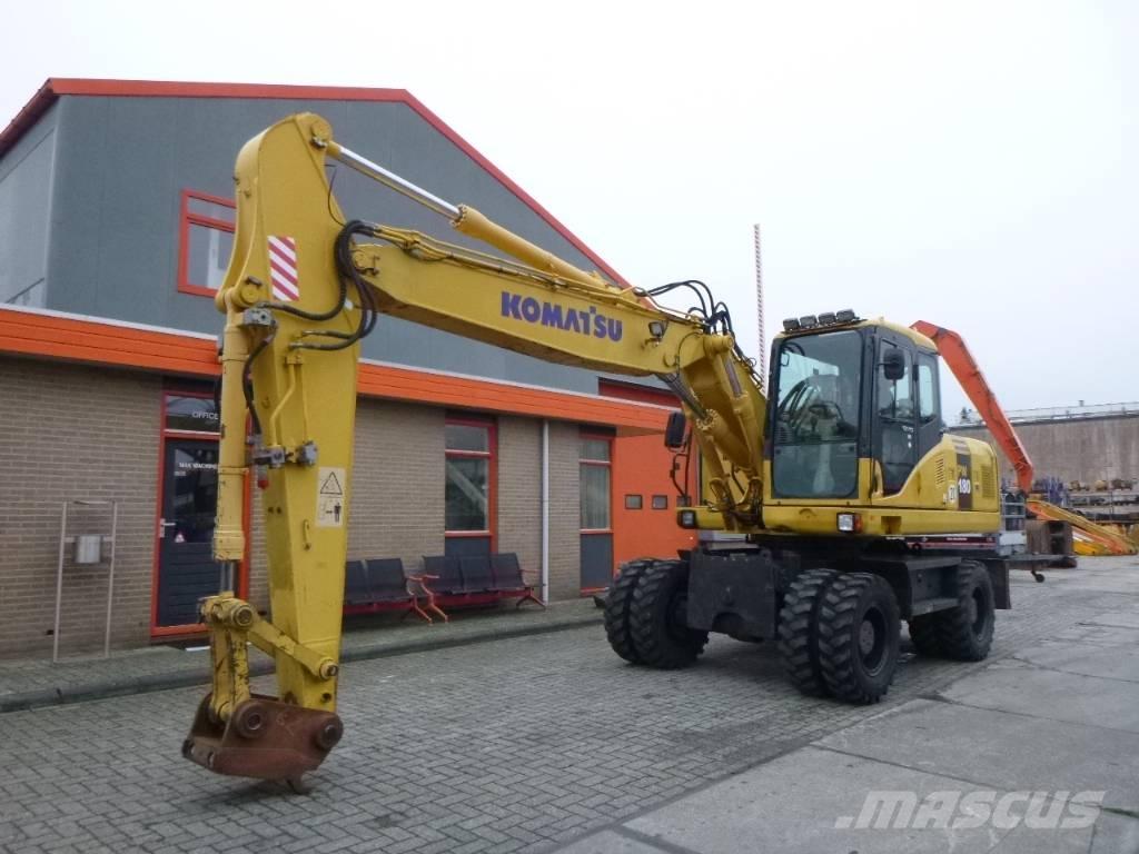Komatsu PW 180-7EO Wheeled excavators