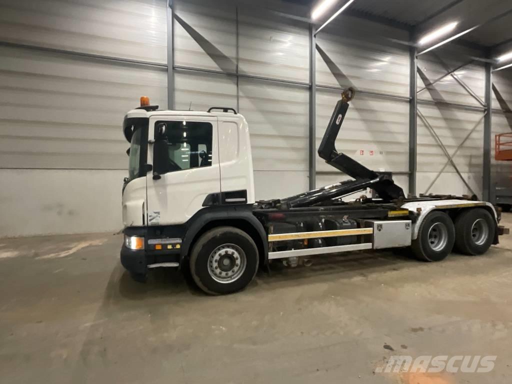 Scania P 410 6X4 Hook lift trucks