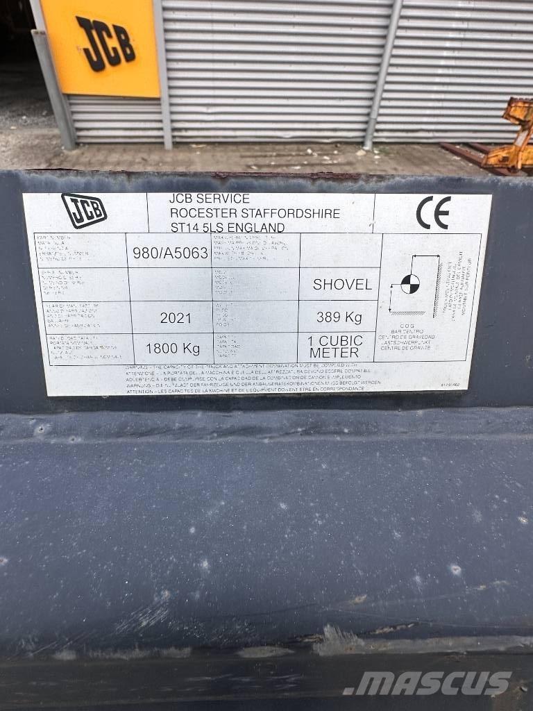 JCB Læsseskovl - 226cm Buckets