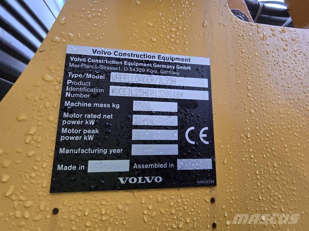 Volvo JL25H Electric Wheel loaders