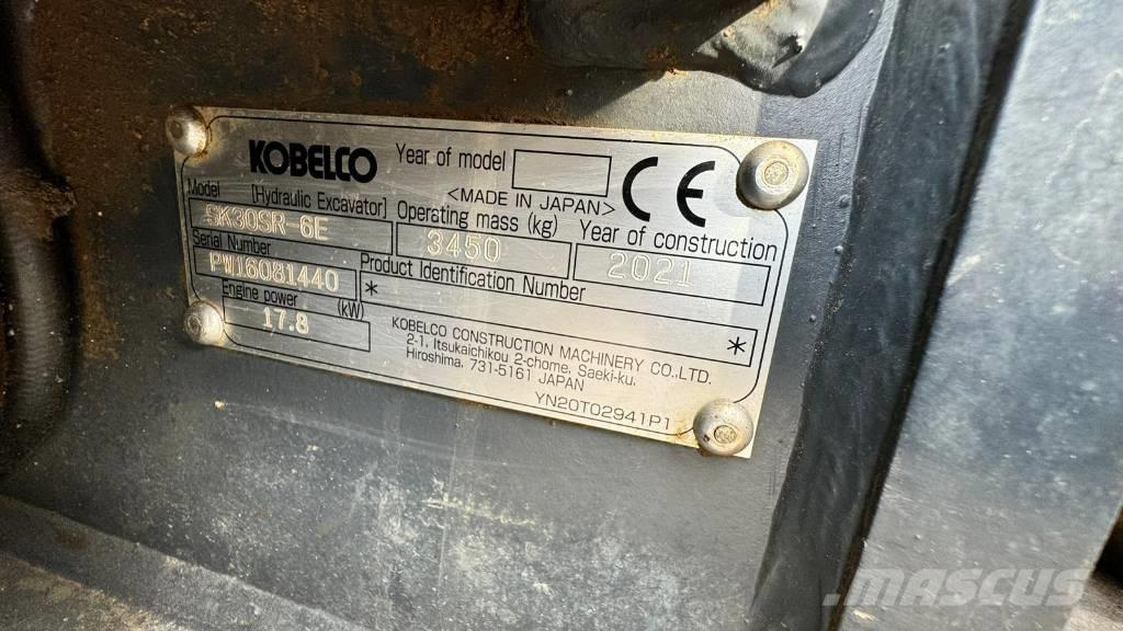 Kobelco SK 30 SR-6E Mini excavators < 7t