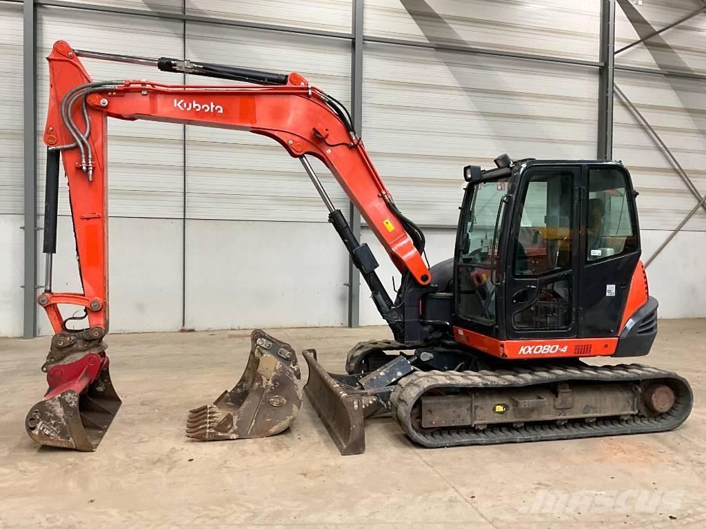 Kubota KX 080-4 Midi excavators  7t - 12t