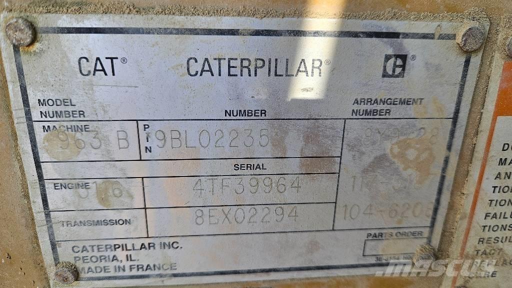 CAT 963 B Crawler FEL's