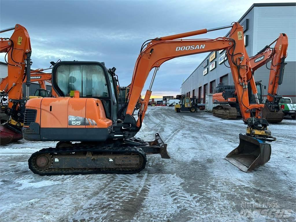 Doosan dx55 Mini excavators < 7t