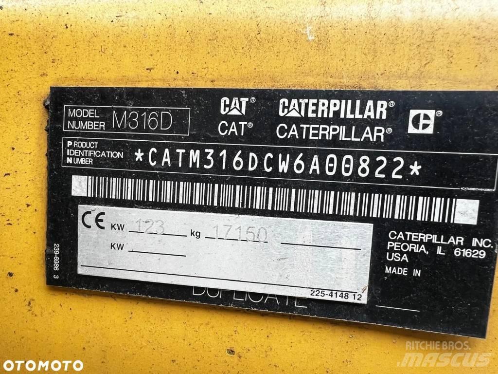 CAT M 316 D Wheeled excavators