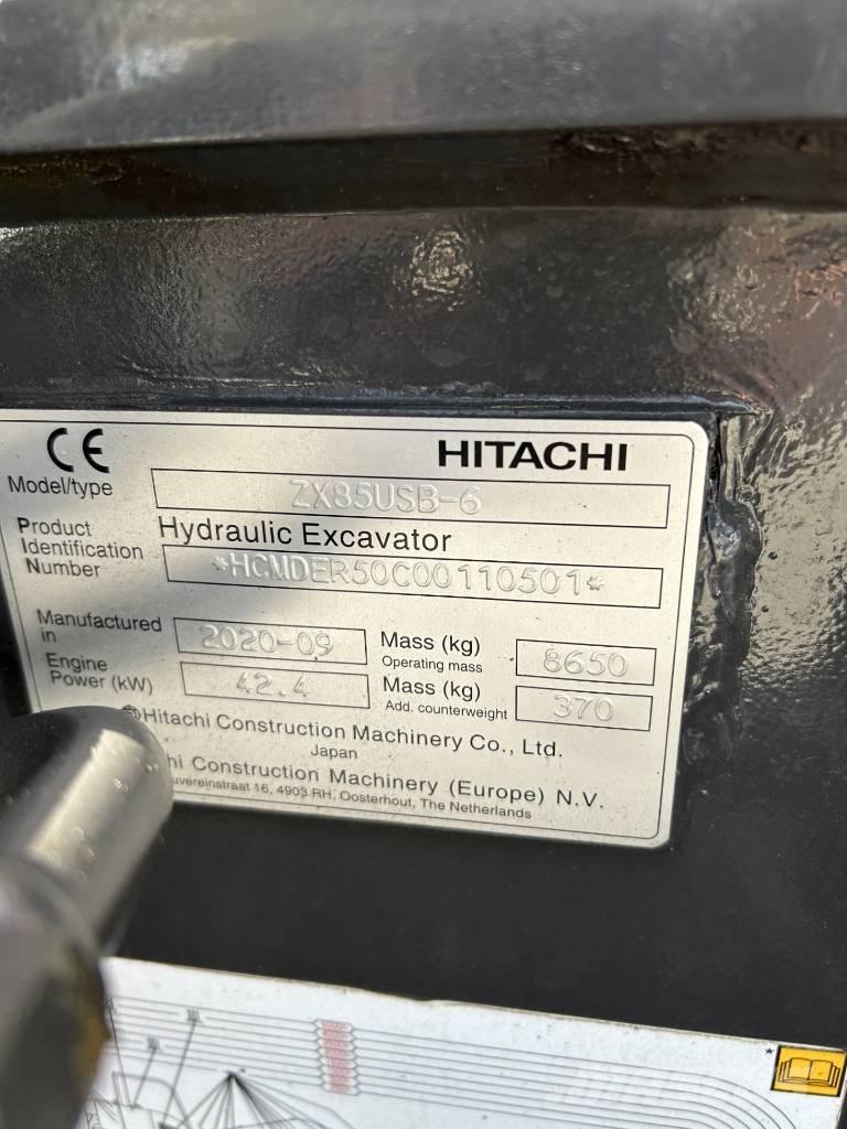 Hitachi ZX 85 US B Midi excavators  7t - 12t