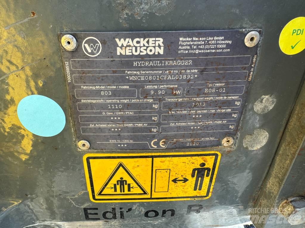 Wacker Neuson 803 Crawler excavators