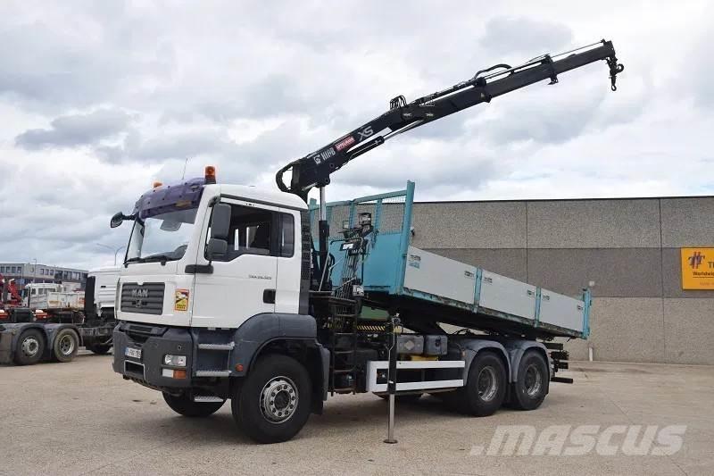 MAN TGA 26.320 Beavertail Flatbed / winch trucks