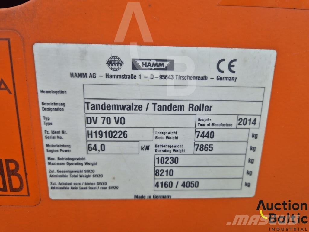 Hamm DV 70 VO Other rollers