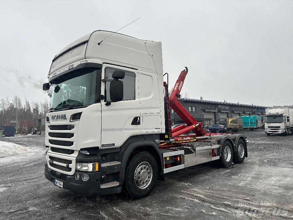 Scania R520 6x2*4 Hook lift trucks