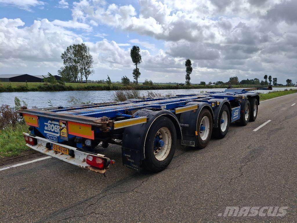 D-tec CT-60-05D Containerframe/Skiploader semi-trailers