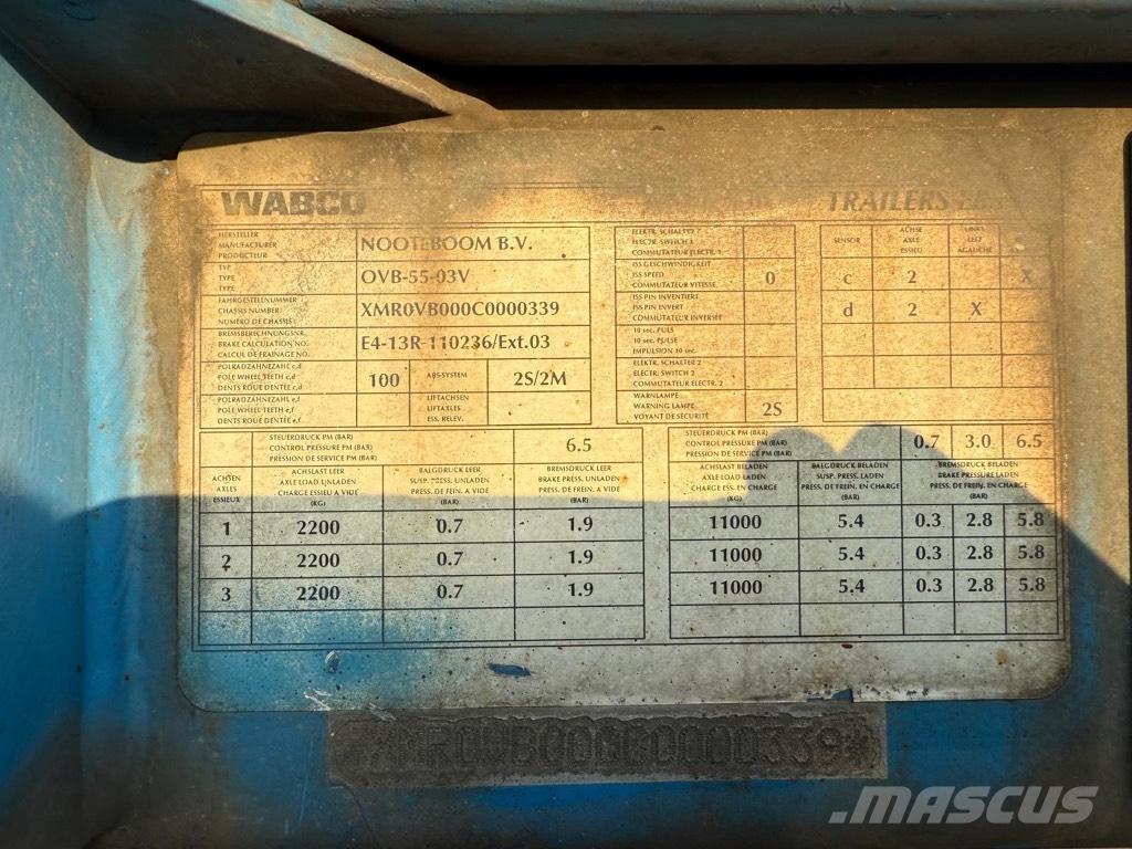 Nooteboom OVB-55-03V Low loader-semi-trailers