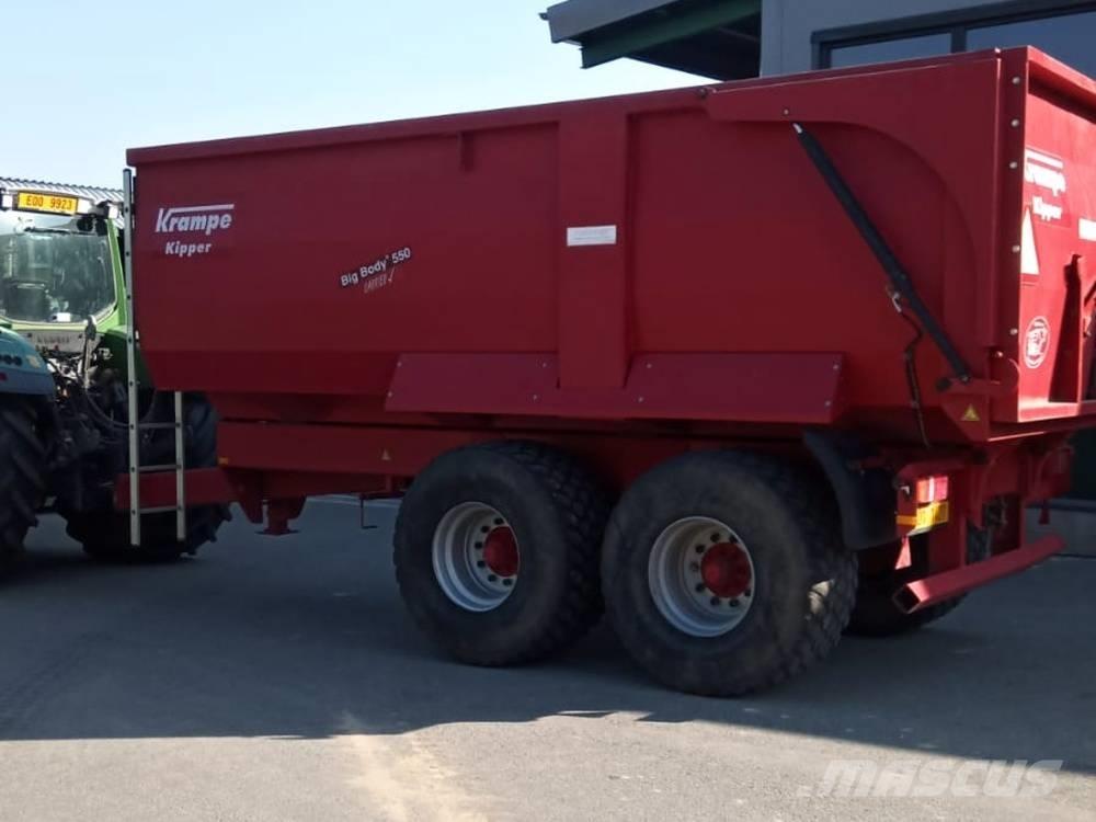 Krampe Big Body 550 Flatbed/Dropside semi-trailers