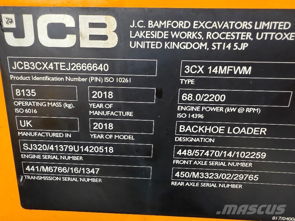 JCB 3cx TLB's